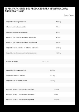 Sollevatori Telescopici Fissi Caterpillar TH408D