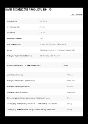 Sollevatori Telescopici Fissi Caterpillar TH417D