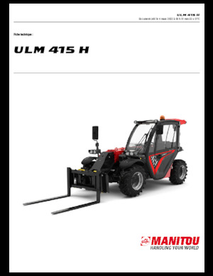 Sollevatori Telescopici Fissi Manitou ULM 415 H