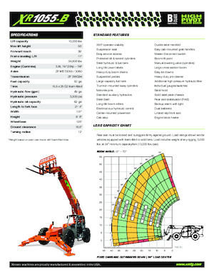 Sollevatori Telescopici Fissi Xtreme XR1055-B