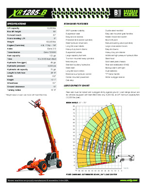 Sollevatori Telescopici Fissi Xtreme XR1285-B