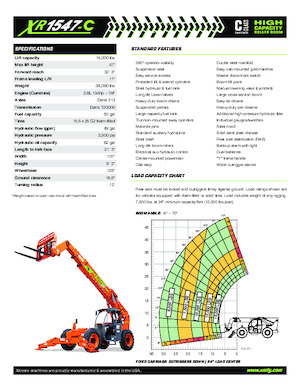 Sollevatori Telescopici Fissi Xtreme XR1547-C