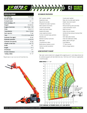 Sollevatori Telescopici Fissi Xtreme XR1570-C