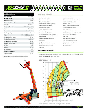 Sollevatori Telescopici Fissi Xtreme XR2045-C