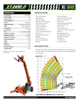 Sollevatori Telescopici Fissi Xtreme XR2450-D