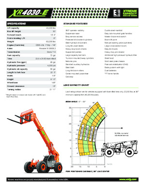 Sollevatori Telescopici Fissi Xtreme XR4030-E