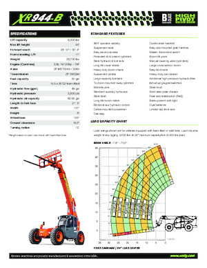 Sollevatori Telescopici Fissi Xtreme XR944-B
