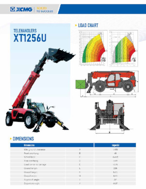 Sollevatori Telescopici Fissi XCMG XT1256U