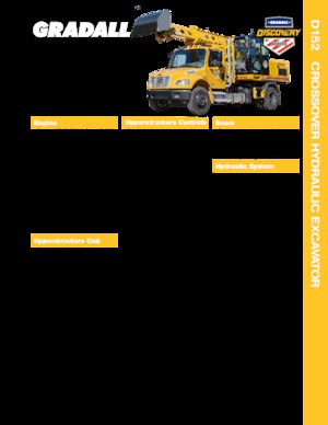 Escavatori con braccio telescopico Gradall D152