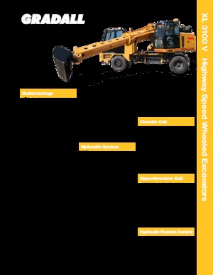 Escavatori con braccio telescopico Gradall XL 3100 V