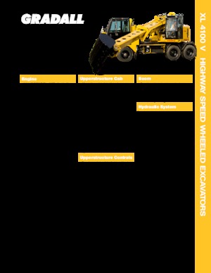 Escavatori con braccio telescopico Gradall XL 4100 V