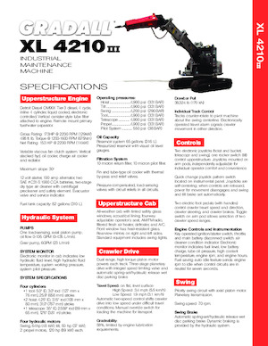 Escavatori con braccio telescopico Gradall XL 4210 III