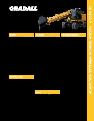 Escavatori con braccio telescopico Gradall XL 4300 V