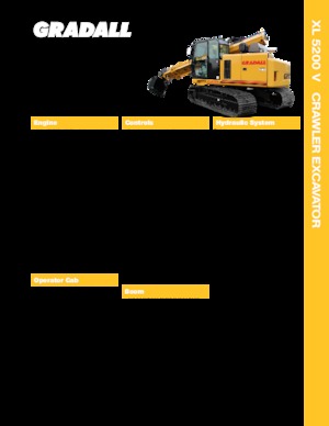 Escavatori con braccio telescopico Gradall XL 5200 V