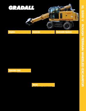 Escavatori con braccio telescopico Gradall XL 5300 V