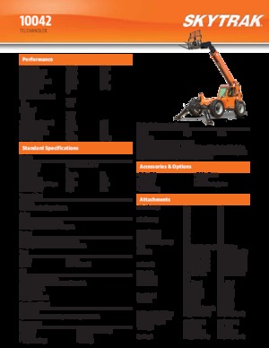 Sollevatori Telescopici Fissi JLG 10042