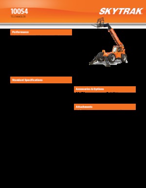 Sollevatori Telescopici Fissi JLG 10054