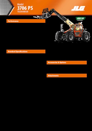 Sollevatori Telescopici Fissi JLG 3706 PS