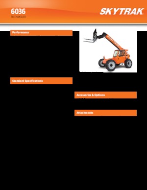 Sollevatori Telescopici Fissi JLG 6036 