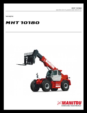 Sollevatori Telescopici Fissi Manitou MHT 10180