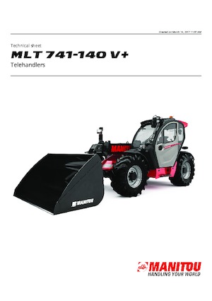 Sollevatori Telescopici Fissi Manitou MLT 741-140 V+