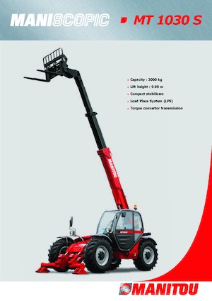 Sollevatori Telescopici Fissi Manitou MT 1030 Easy