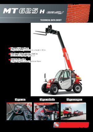 Sollevatori Telescopici Fissi Manitou MT 625 H Easy