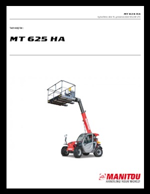 Sollevatori Telescopici Fissi Manitou MT 625 HA