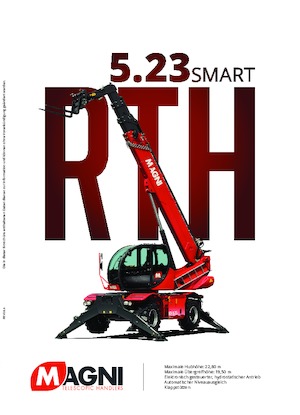 Sollevatori telescopici con torretta girevole MAGNI RTH 5.23 Smart