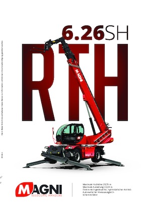 Sollevatori telescopici con torretta girevole MAGNI RTH 6.26 SH