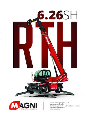 Sollevatori telescopici con torretta girevole MAGNI RTH 6.26 SH