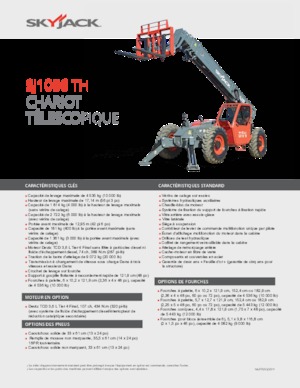 Sollevatori Telescopici Fissi Skyjack SJ1056 TH