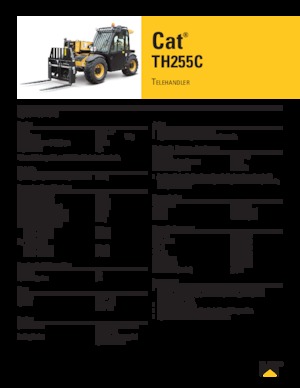 Sollevatori Telescopici Fissi Caterpillar TH255C