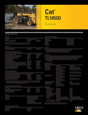 Sollevatori Telescopici Fissi Caterpillar TL1055D