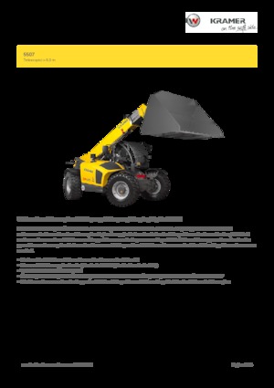 Sollevatori Telescopici Fissi Kramer 5507