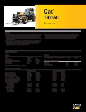 Sollevatori Telescopici Fissi Caterpillar TH255C