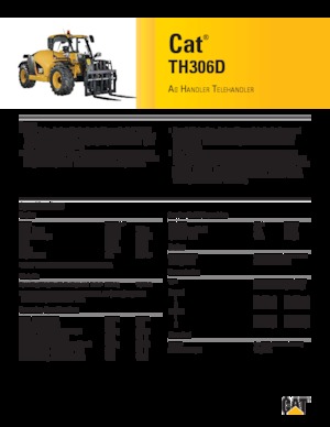 Sollevatori Telescopici Fissi Caterpillar TH306D