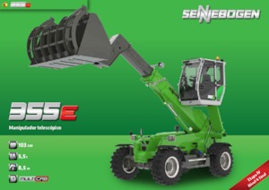 Sollevatori telescopici con torretta girevole Sennebogen 355 E 
