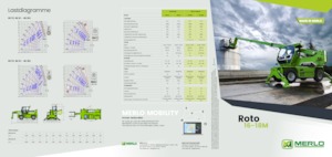 Sollevatori telescopici con torretta girevole Merlo Roto 40.18