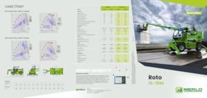 Sollevatori telescopici con torretta girevole Merlo Roto 40.18
