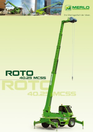 Sollevatori telescopici con torretta girevole Merlo Roto 40.25 MCSS