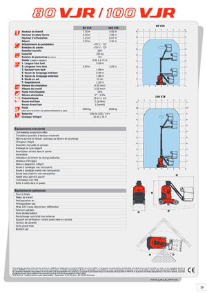 Piattaforme aeree verticali Manitou 100 VJR Evolution