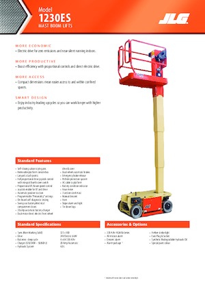 Piattaforme aeree verticali JLG 1230ES