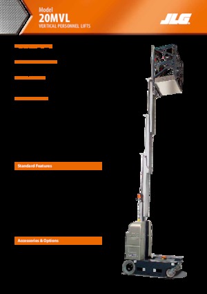 Piattaforme aeree verticali JLG 20MVL