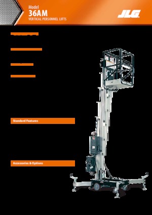 Piattaforme aeree verticali JLG 36AM