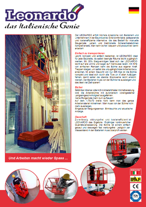 Piattaforme aeree verticali Bravi Leonardo Outdoor