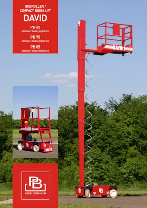 Piattaforme aeree verticali PB PB David 85