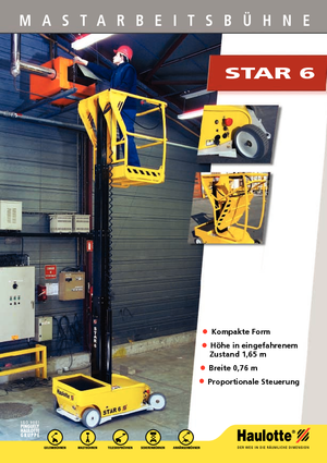 Piattaforme aeree verticali Haulotte Star 6
