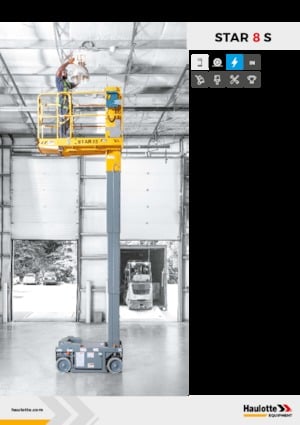 Piattaforme aeree verticali Haulotte Star 8 S