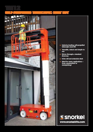 Piattaforme aeree verticali Snorkel TM12